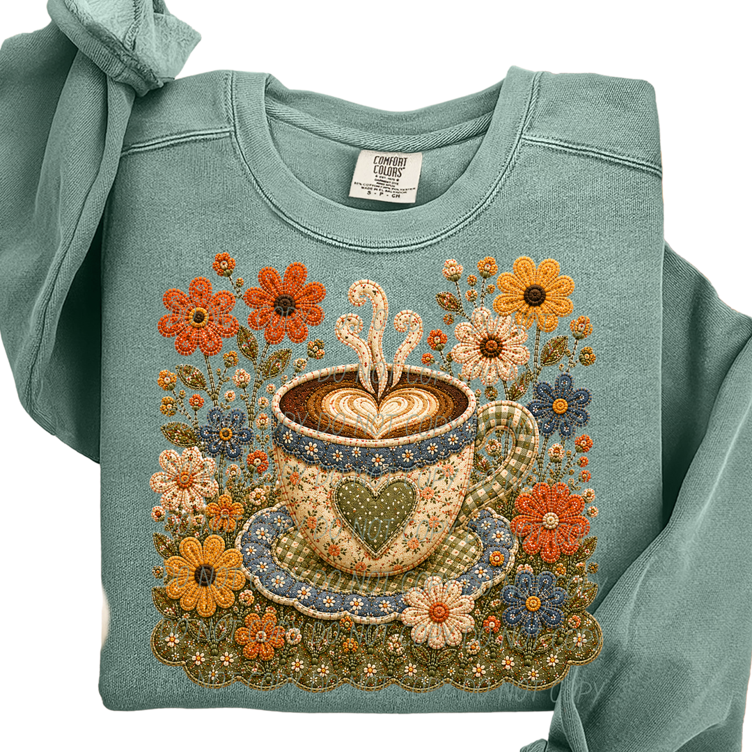 Fall Flowers DTF Print