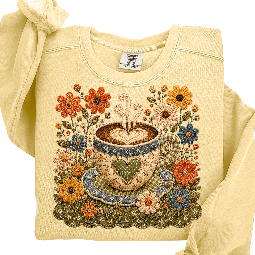 Fall Flowers DTF Print