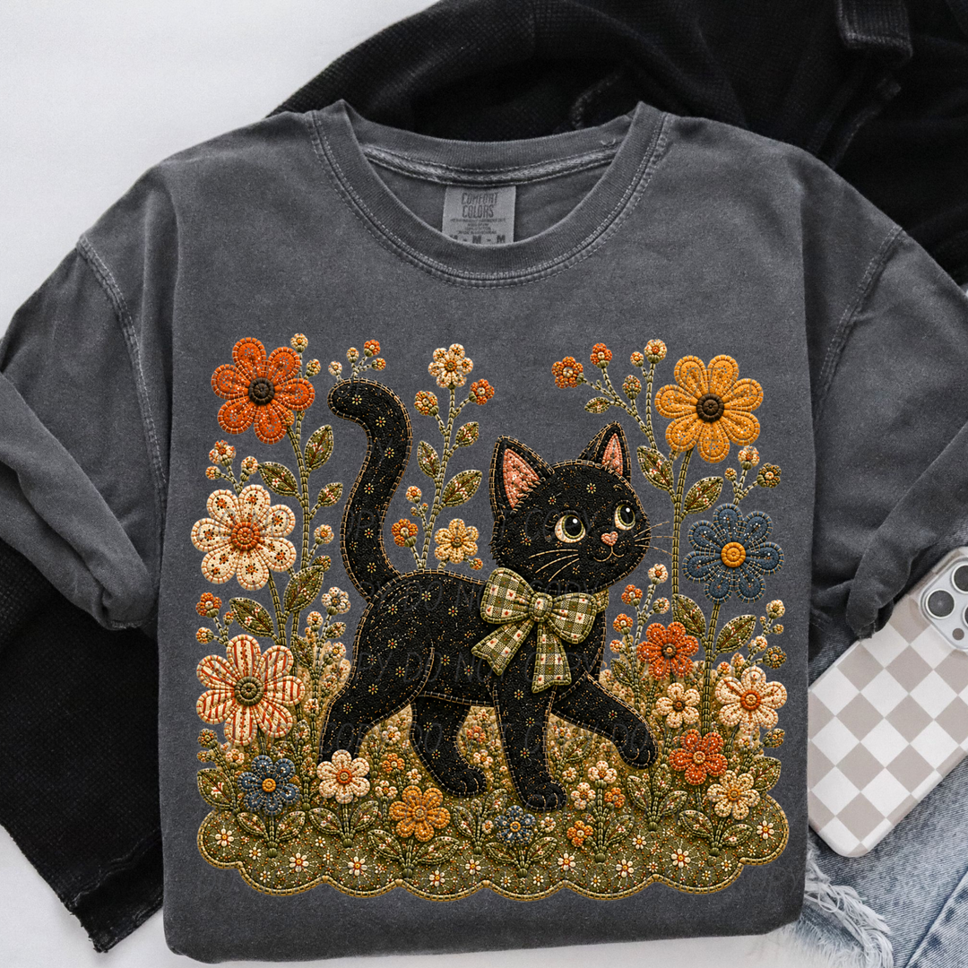 Fall Flowers DTF Print