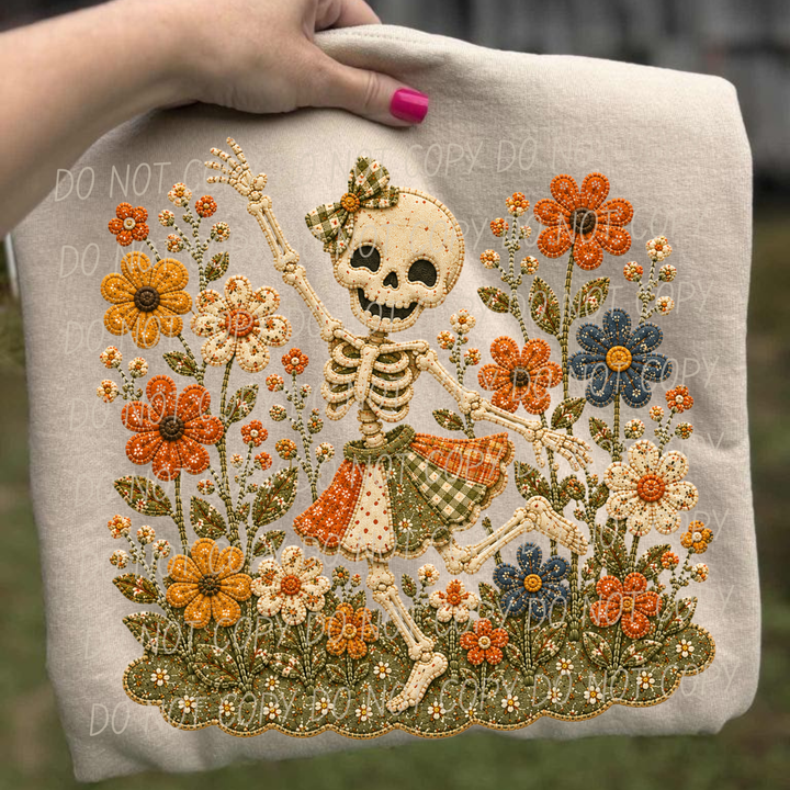 Fall Flowers DTF Print