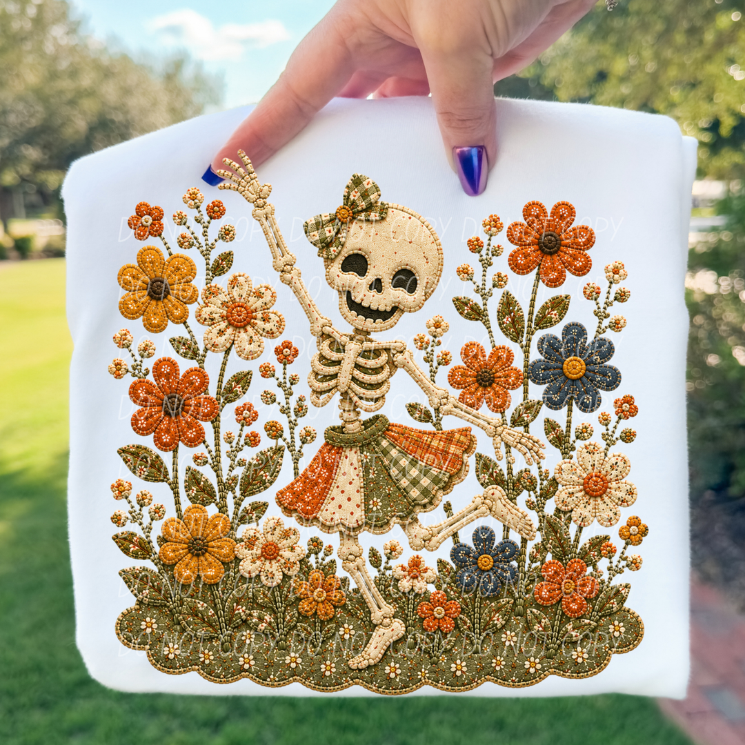 Fall Flowers DTF Print