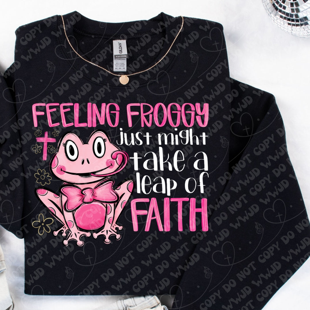 Feeling Froggy DTF Print