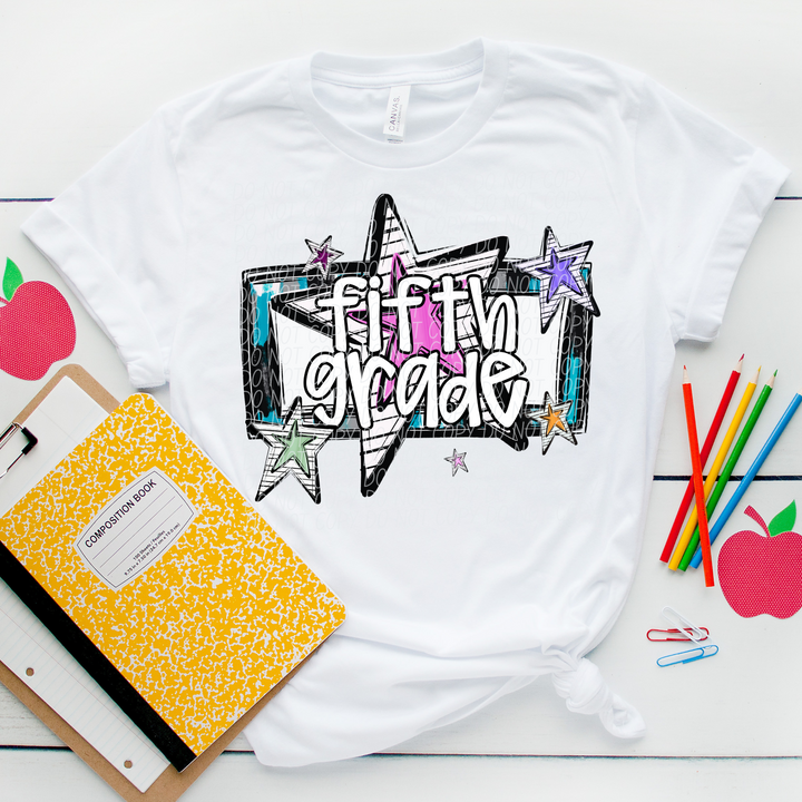 Bright Stars Elementary Grades DTF Print