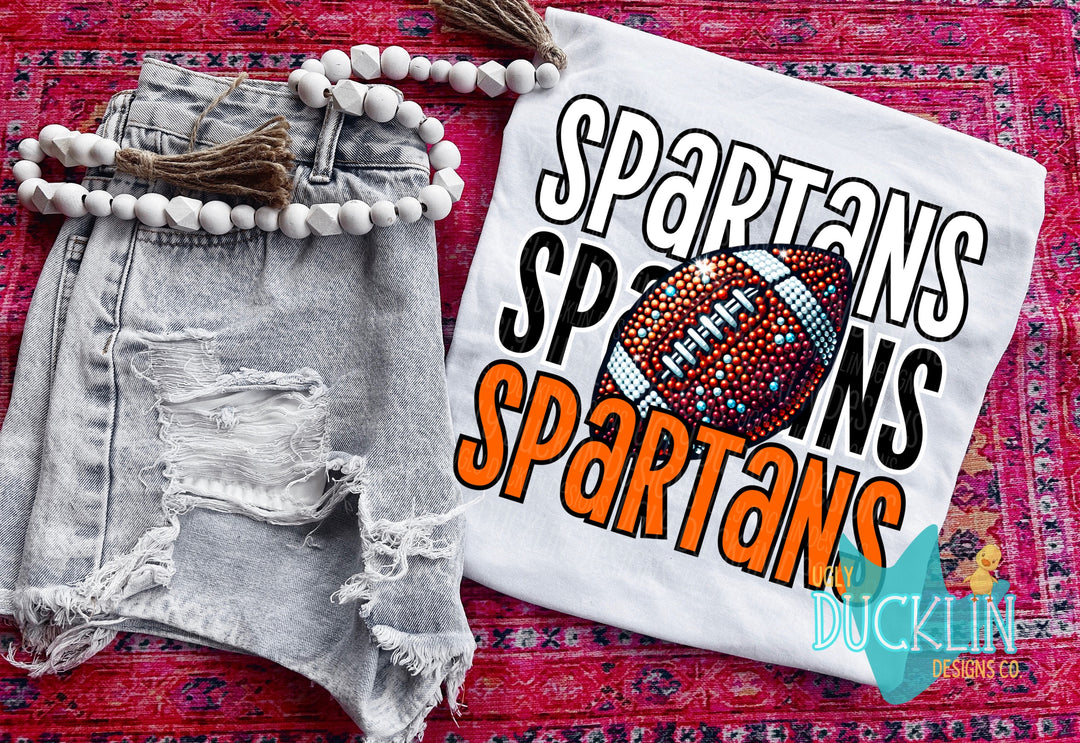 Spartans (football) DTF Print