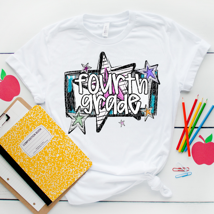 Bright Stars Elementary Grades DTF Print