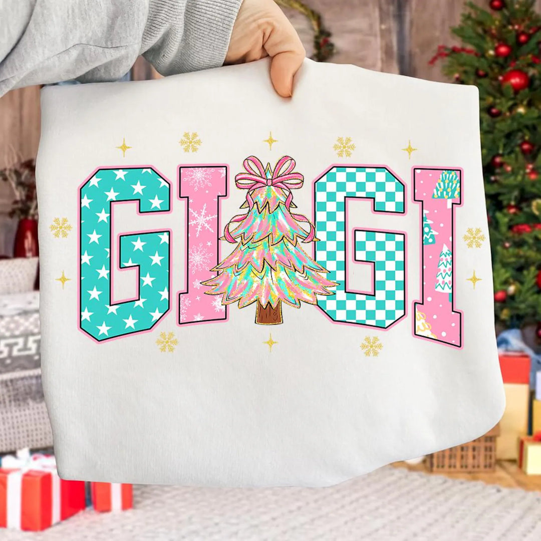 Christmas Names DTF Print