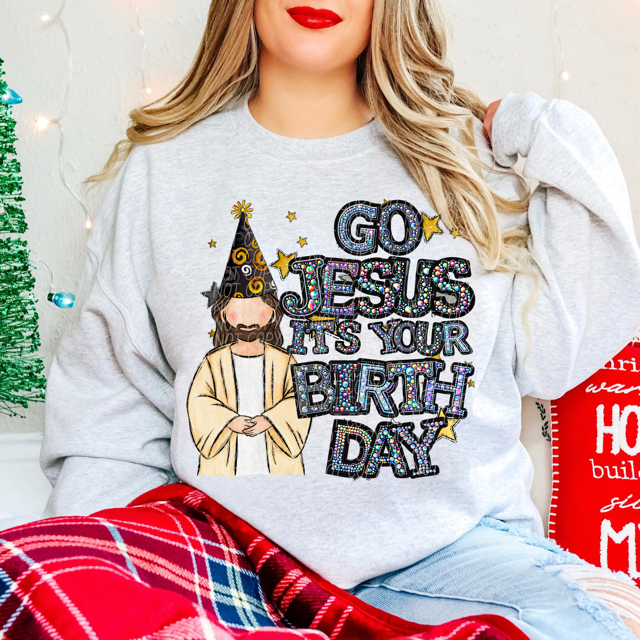 Birthday Jesus DTF Print