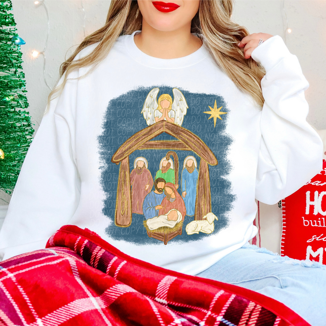 Golden Manger DTF Print