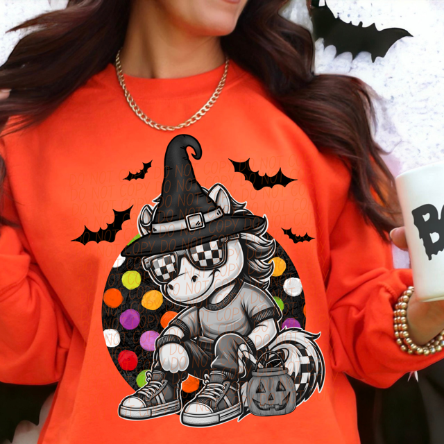 Trick or Treat Mascot DTF Print