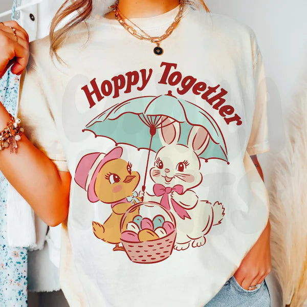 Hoppy Together DTF Print