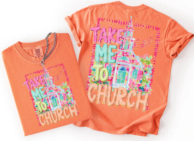 Take Me To Church DTF Print