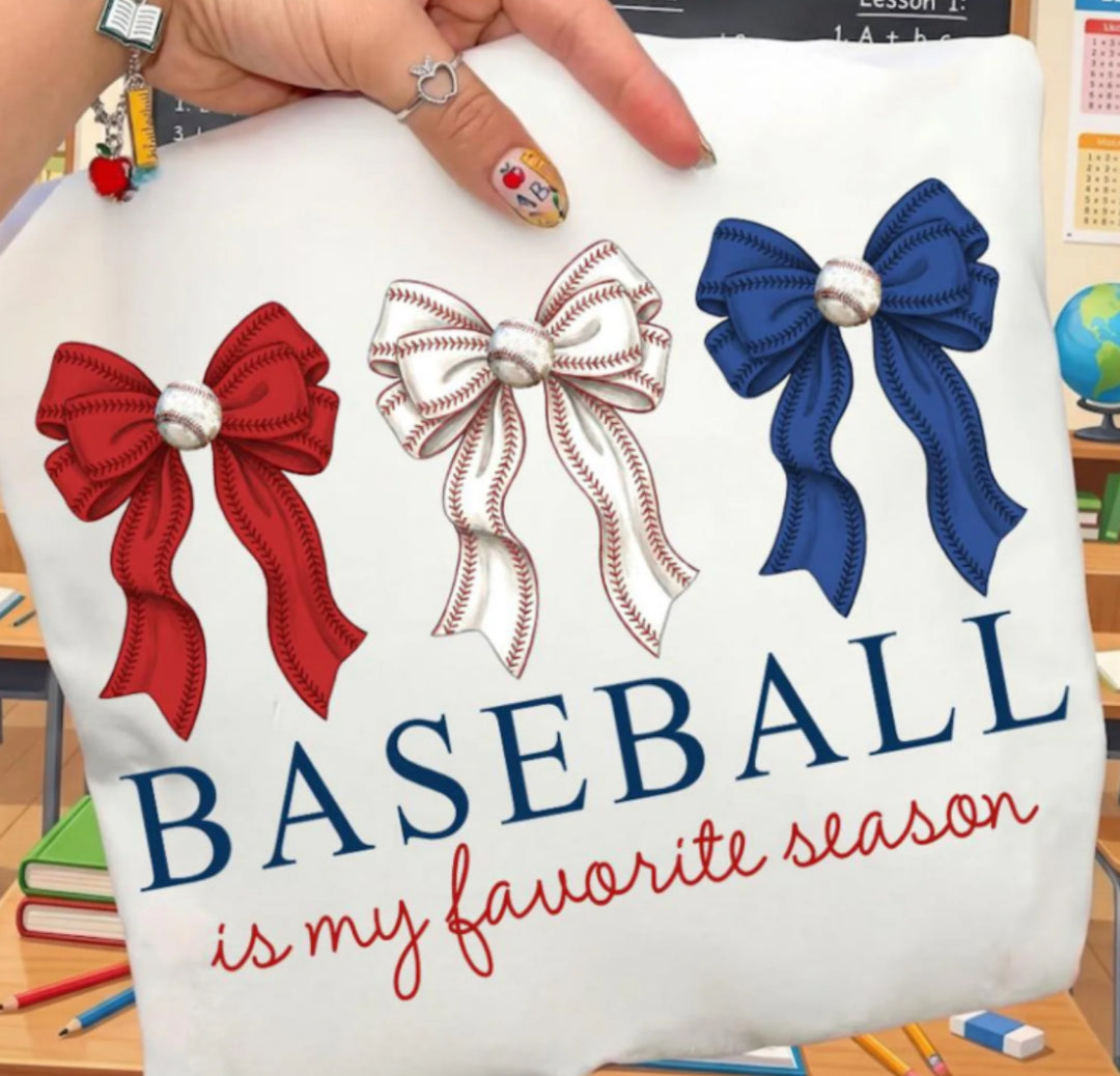 Baseball Is My Favorite Season DTF Print