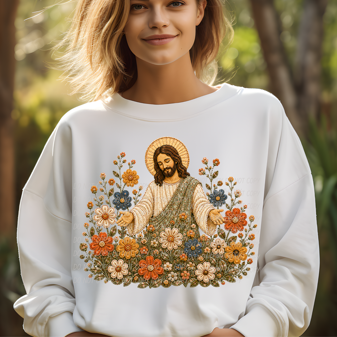 Fall Flowers DTF Print