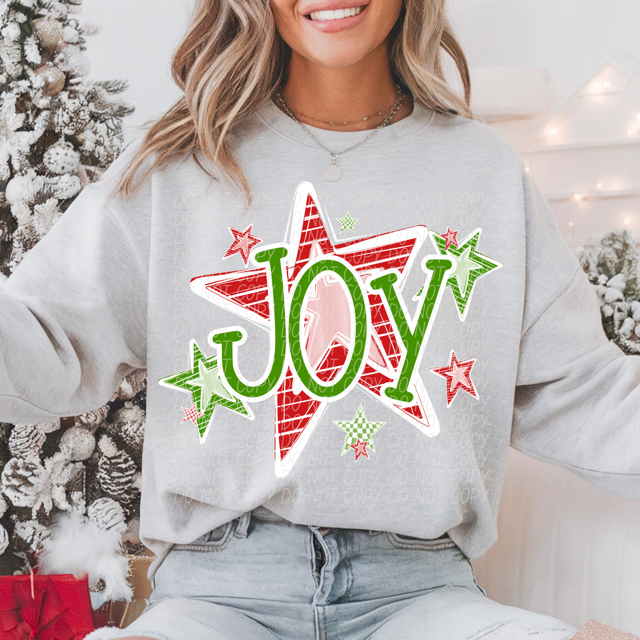 Joy Stars DTF Print