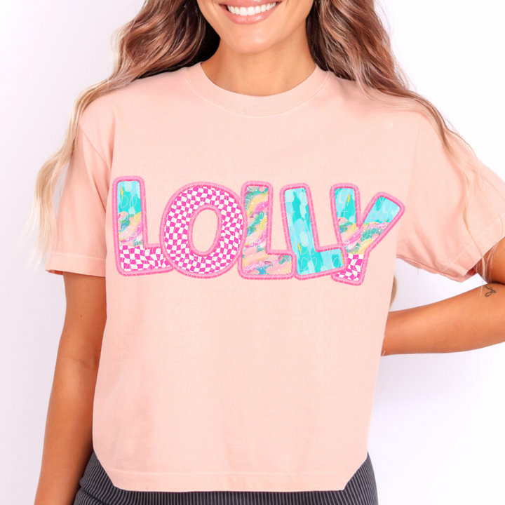 Spring Names DTF Print