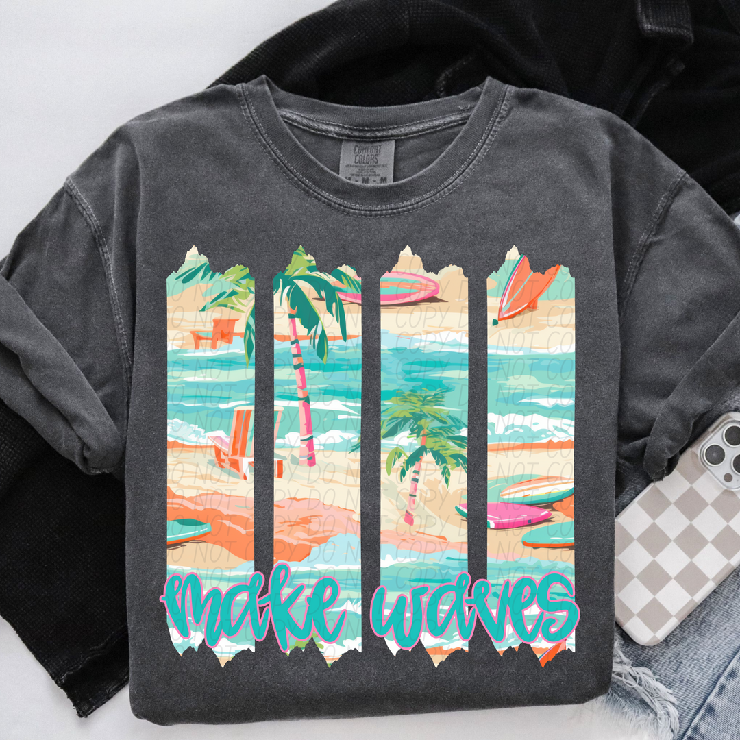 Make Waves DTF Print