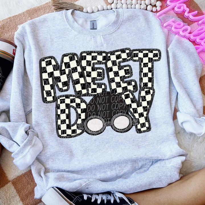 Game Day Checker Sports DTF Print