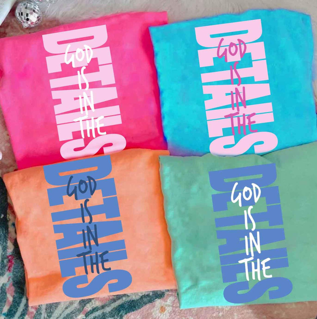 God Is In The Details DTF Print