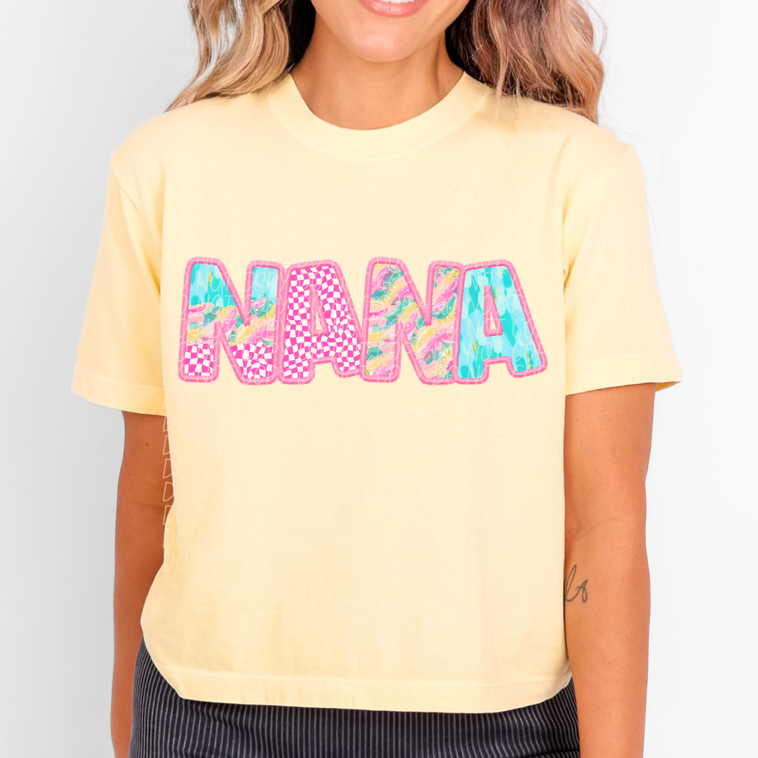 Spring Names DTF Print