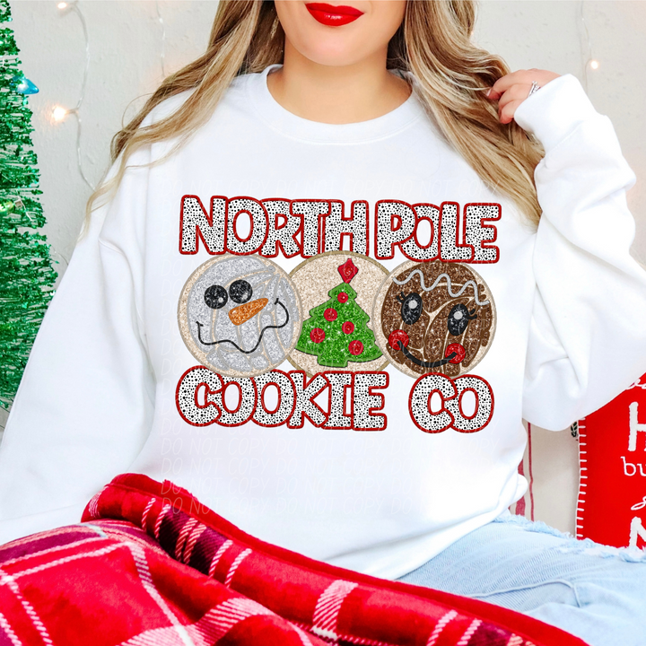 North Pole Cookie Co DTF Print