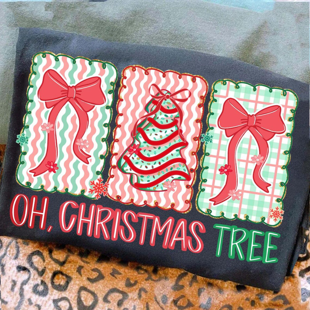 Oh Christmas Tree Black Gildan Sweatshirt