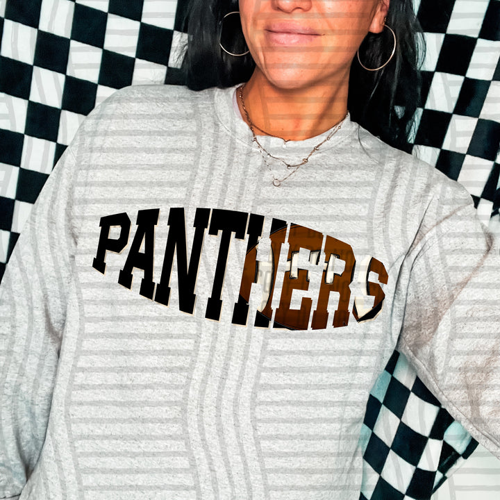 Varsity Clipped Football Mascots DTF Print
