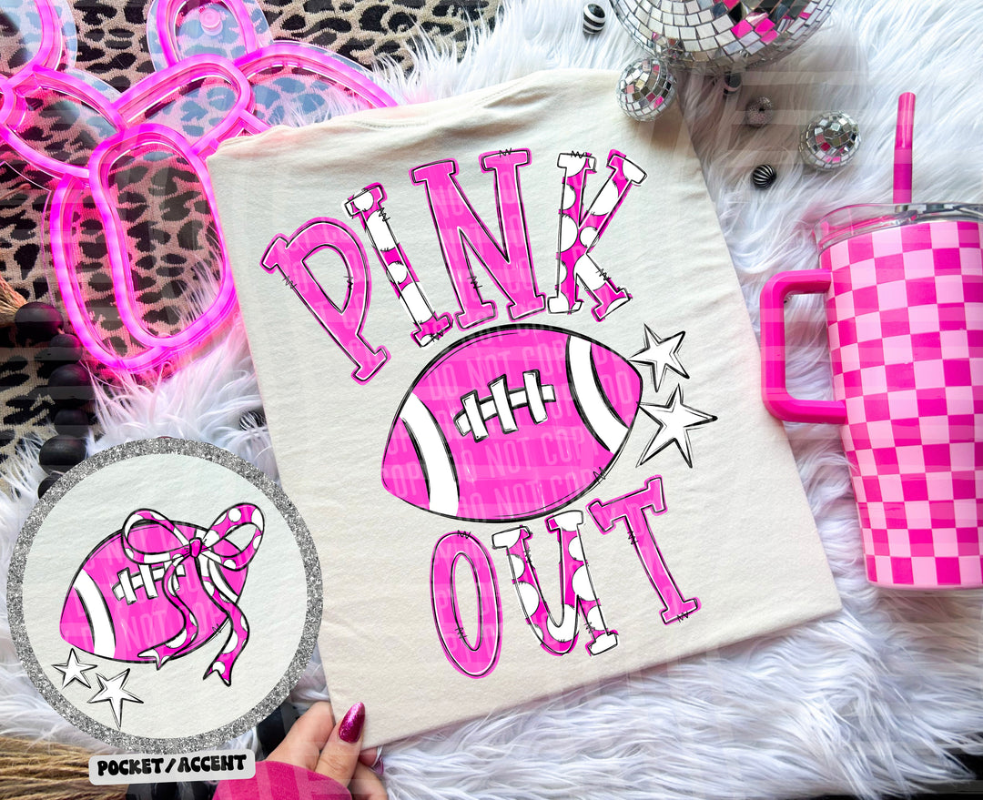 United In Pink Mascots DTF Print