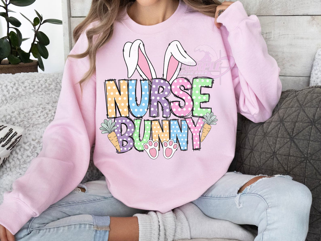 Nurse Bunny DTF Print