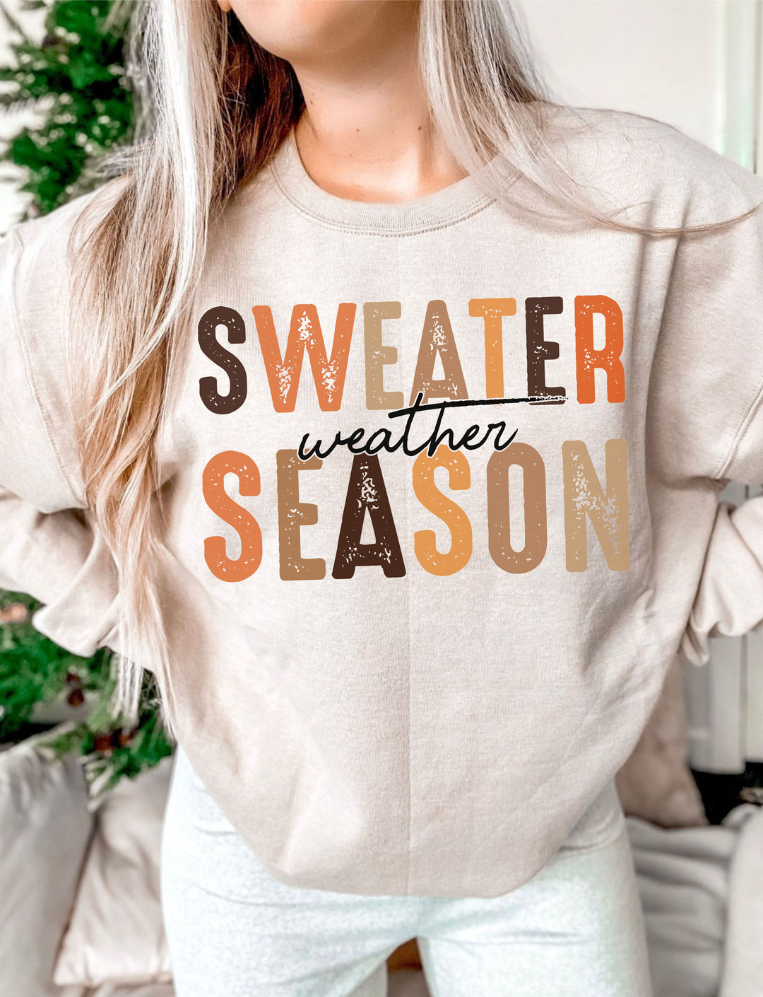 Sweater Weather Season DTF Print