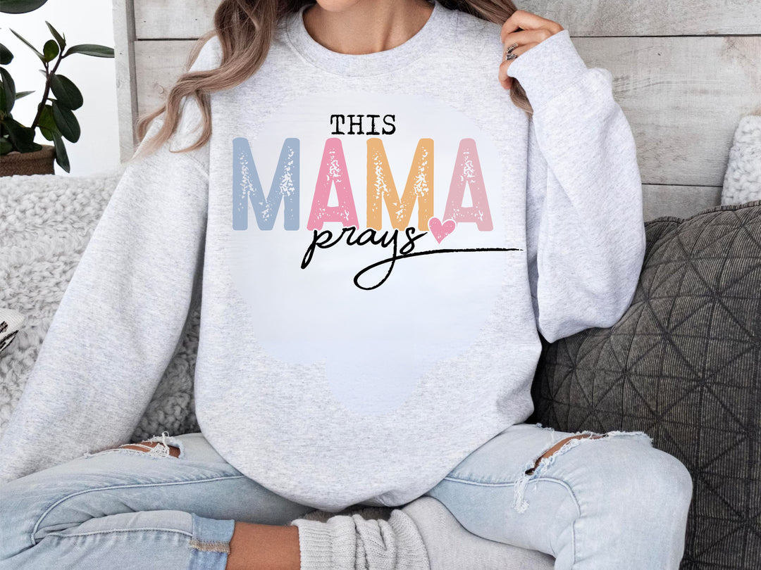 This Mama Prays DTF Print