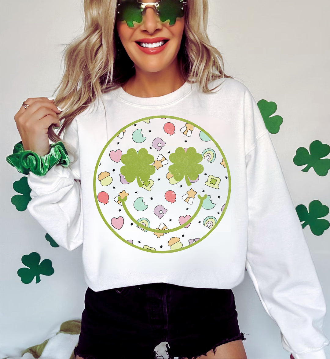 Lucky Charm Smiley DTF Print