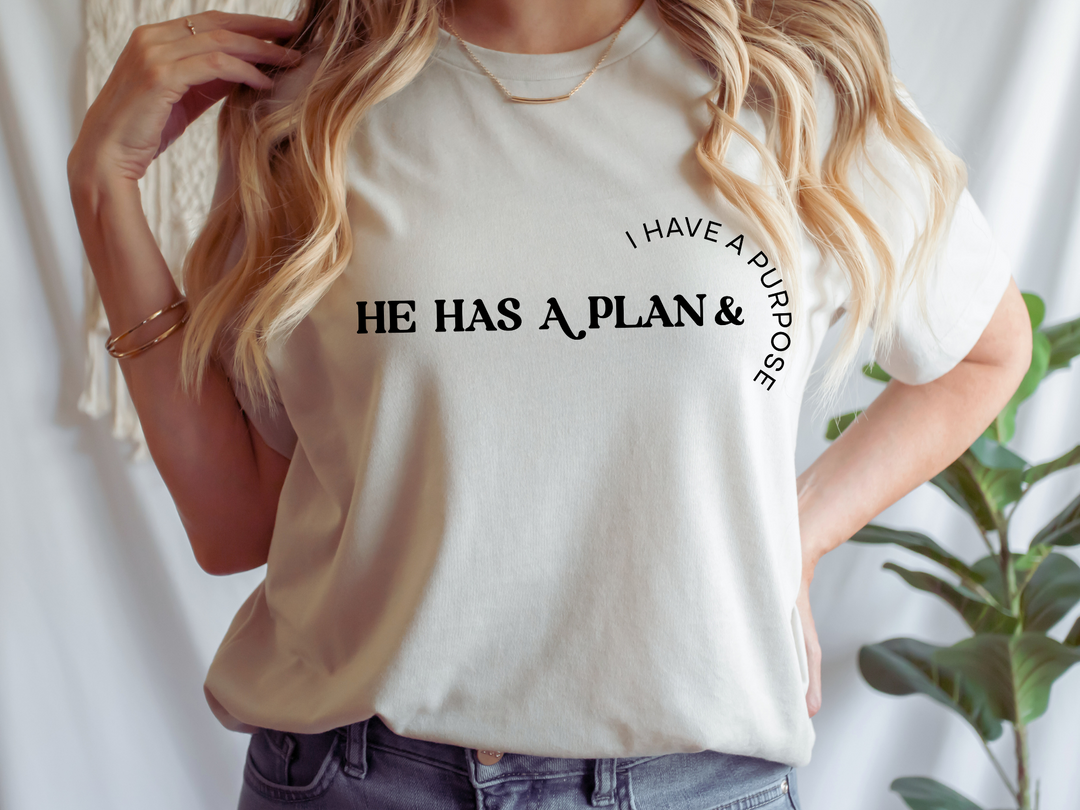 He Has a Plan DTF Print