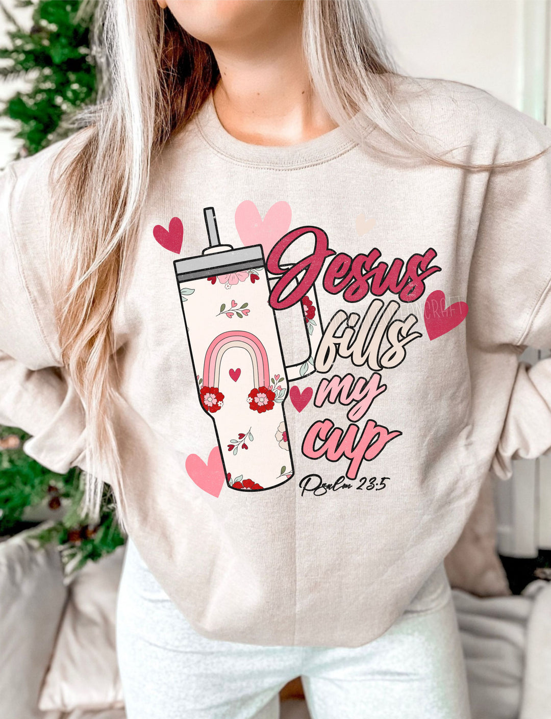 Jesus Fills my Cup up DTF Print