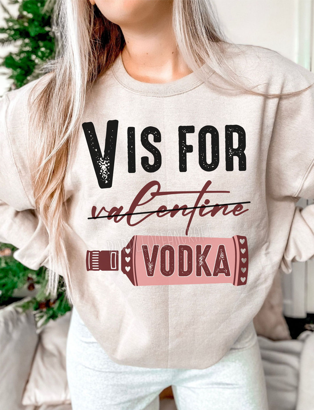 V is For Vodka DTF Print