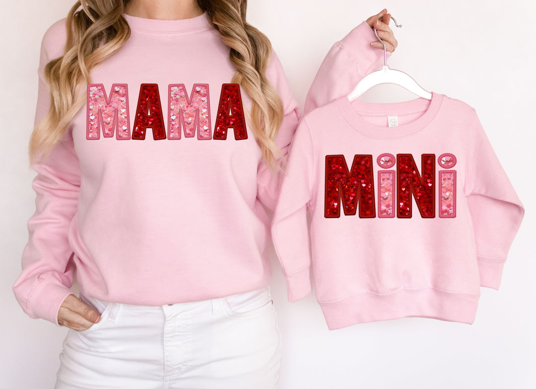 Mama Mini Faux Sequin DTF Print