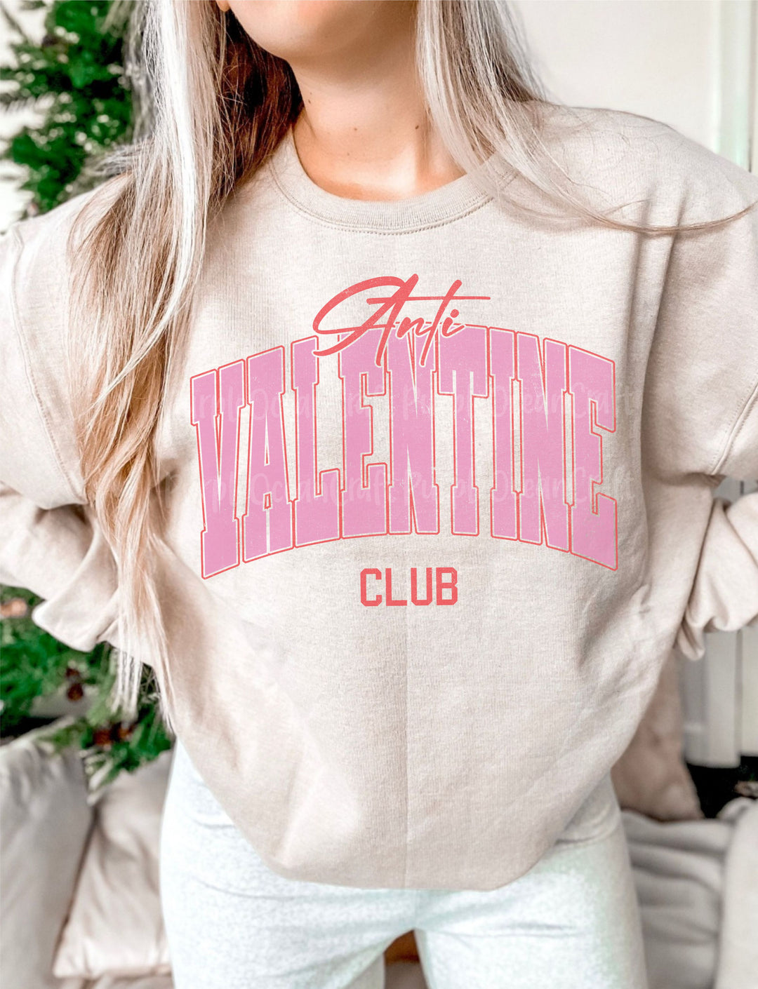 Anti Valentine Club DTF Print