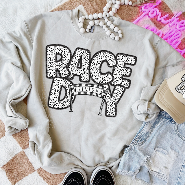 Race Day Dots Collection DTF Print