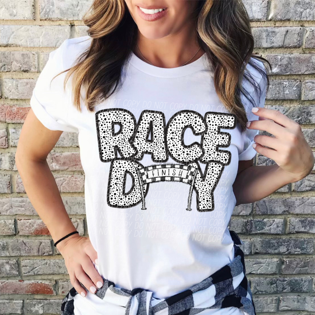 Race Day Dots Collection DTF Print