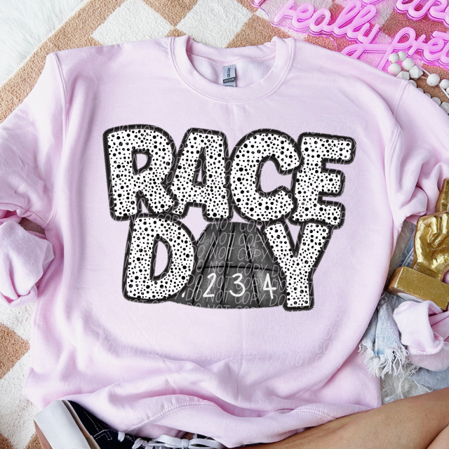 Race Day Dots Collection DTF Print