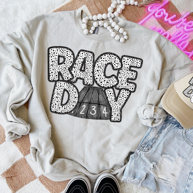 Race Day Dots Collection DTF Print