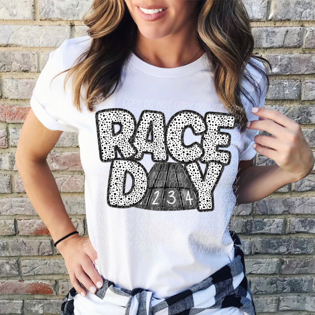 Race Day Dots Collection DTF Print