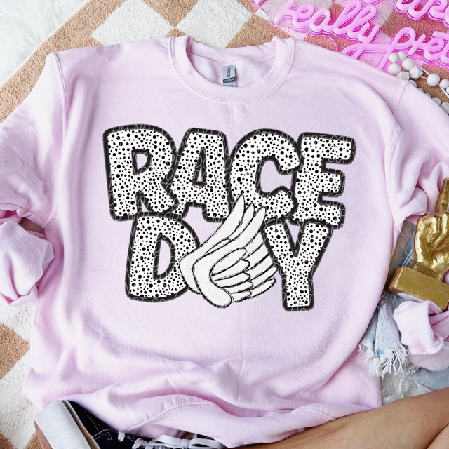 Race Day Dots Collection DTF Print