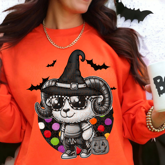 Trick or Treat Mascot DTF Print