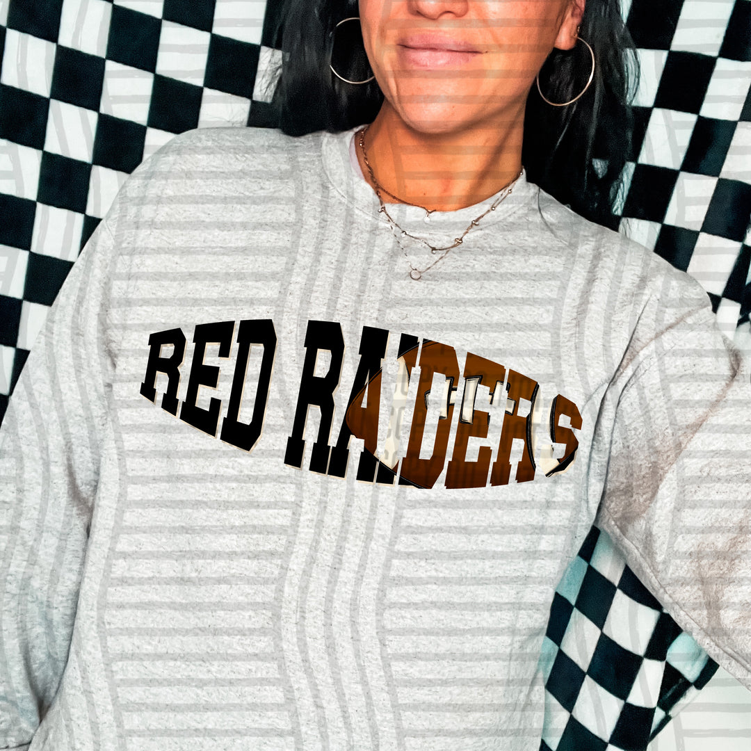 Varsity Clipped Football Mascots DTF Print