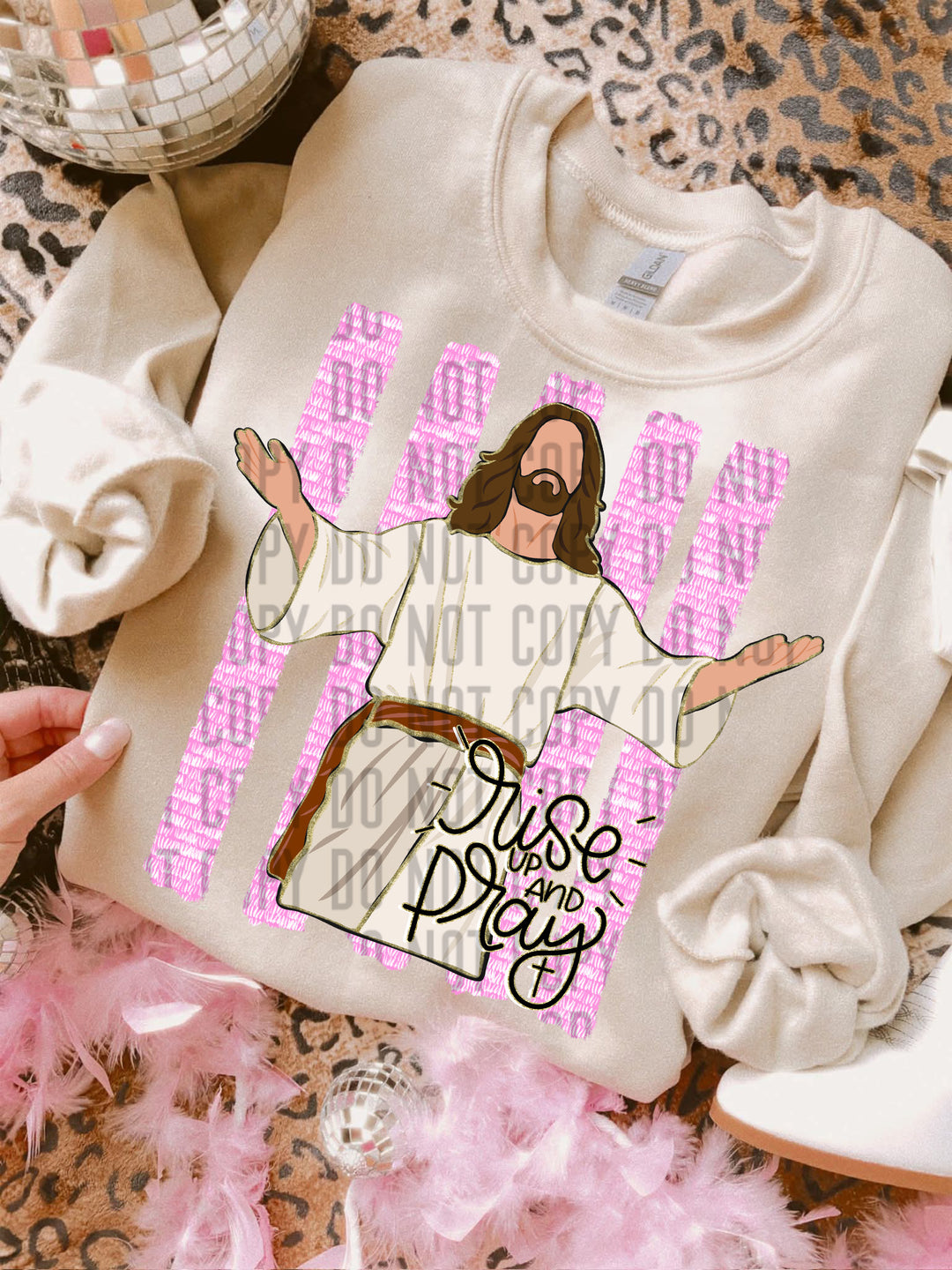 Rise Up And Pray DTF Print