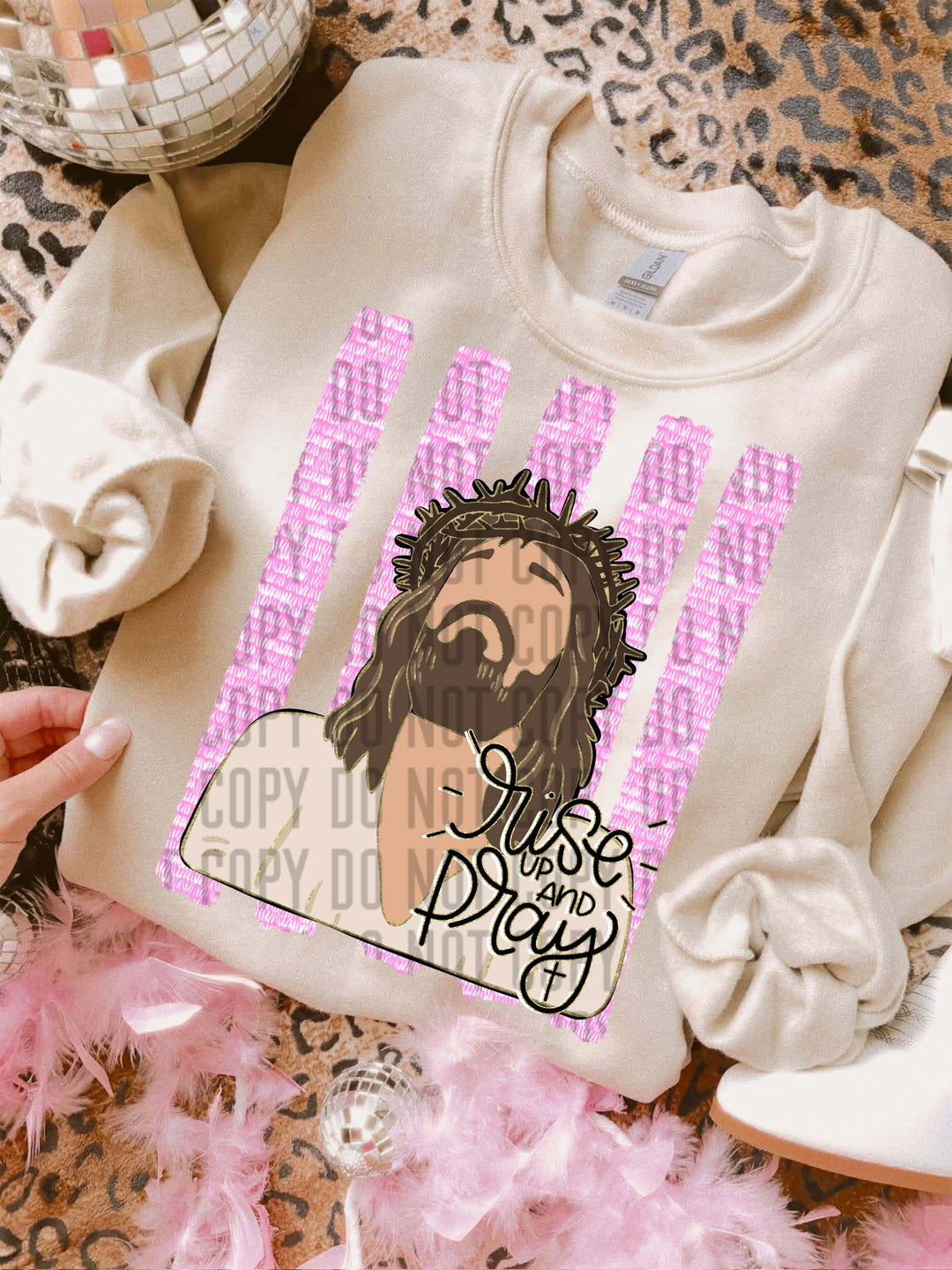 Rise Up And Pray DTF Print