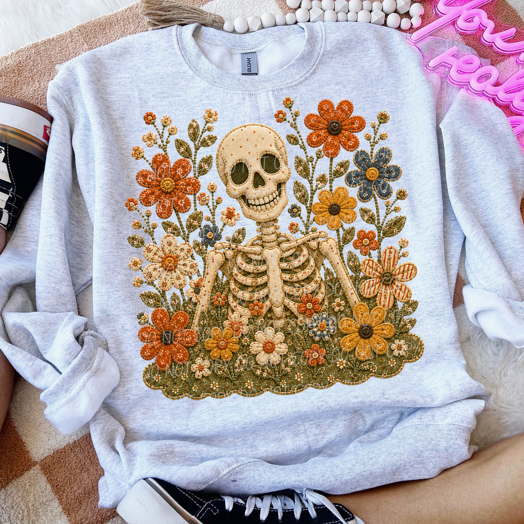 Fall Flowers DTF Print