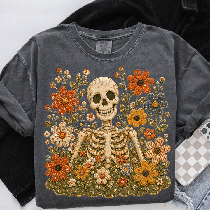 Fall Flowers DTF Print