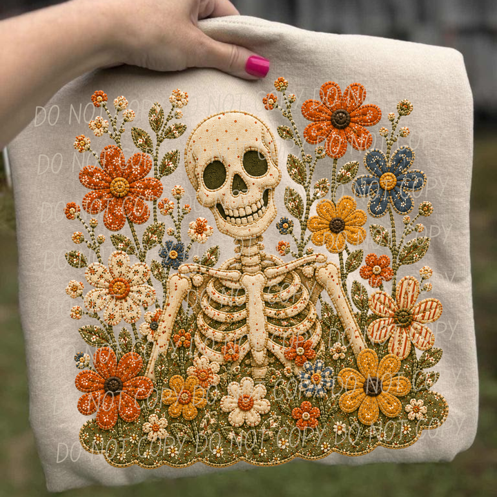 Fall Flowers DTF Print