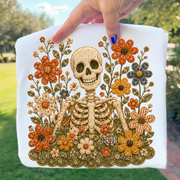 Fall Flowers DTF Print